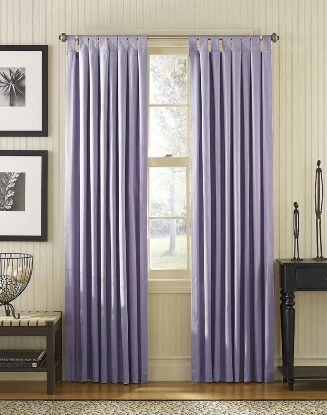 Purple Curtain Ideas For Large Windows Beautiful Interior Decor