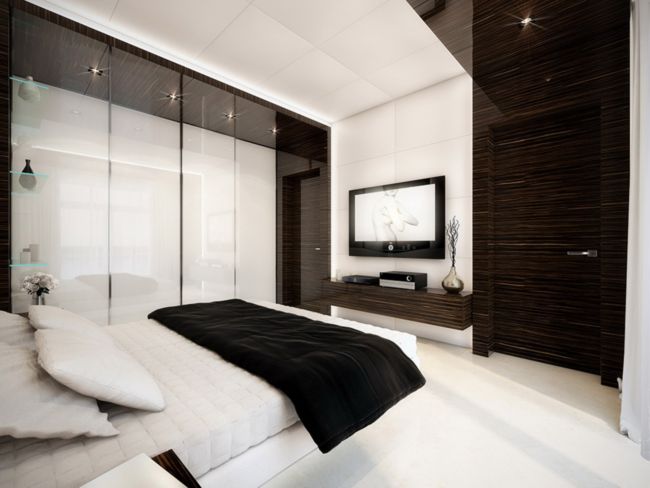 Plush-Black-White-Interior-Design-Inspiration-For-Comfortable-Black-And-White-Bedroom-Design-Ideas-