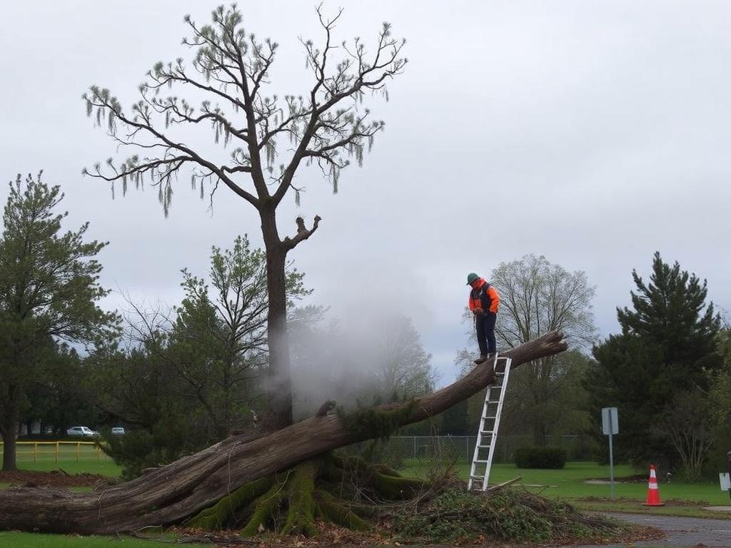 Когда дерево превращается в угрозу: как правильно и безопасно убрать аварийное дерево