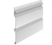 Виниловый сайдинг "ROYAL EUROPA" Grandform двойной излом (белый) 0, 77 м2