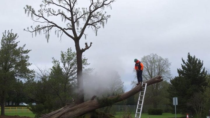 Когда дерево превращается в угрозу: как правильно и безопасно убрать аварийное дерево